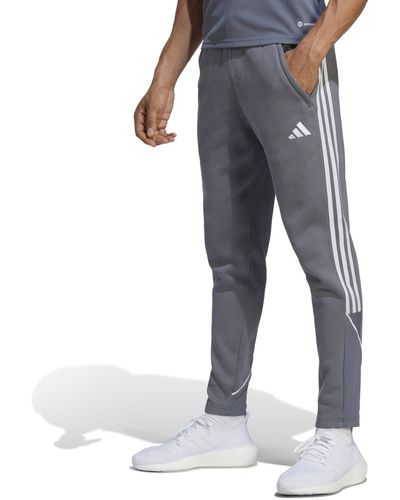 adidas Big Tall Tiro 23 League Sweatpants - Gray