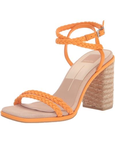 Dolce Vita Oro Heeled Sandal - Orange