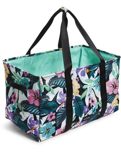Vera Bradley Recycled Lighten Up Reactive Large Car Tote - Green