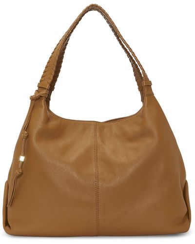 Vince Camuto Corin Genuine Leather Tote - Brown