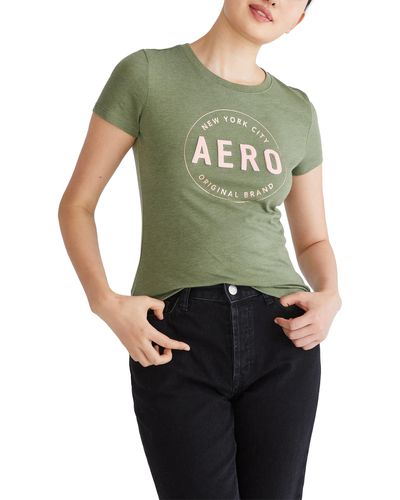 Short Femme Aéropostale - Couleur Vert/multicolore - Taille Junior 1/2 - Neuf Avec étiquettes