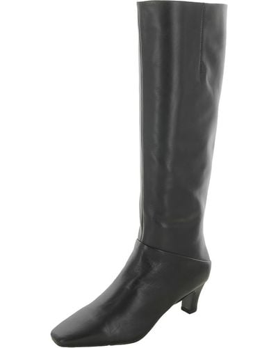 Franco Sarto Sarto S Andria Pointed Toe Tall Boot Black Leather 5 M