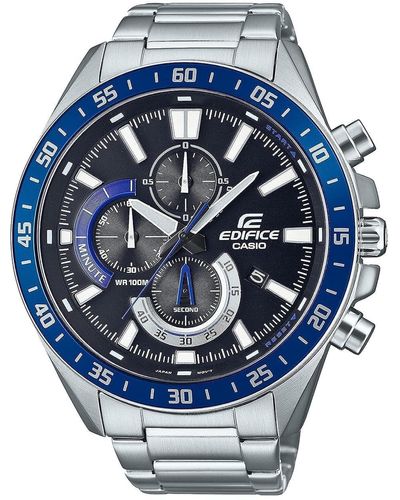 G-Shock Quartz Sport Watch With Stainless Steel Strap - Blue