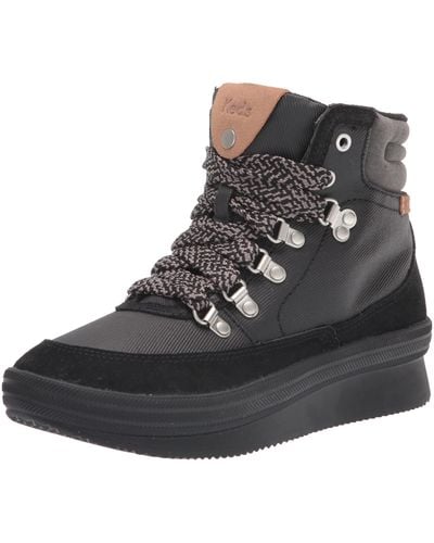 Keds Midland Boot Suede/twill Rain - Black