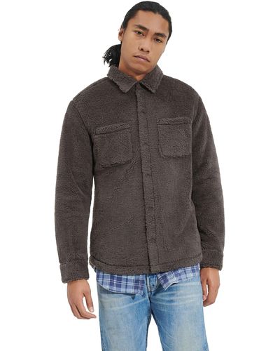 UGG Tasman Snap Shirt Jacket - Gray