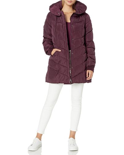 Purple Parka coats for Women | Lyst