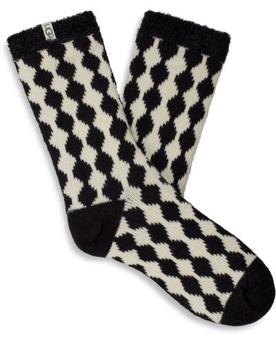 UGG Josephine Fleece Lined Socks - Black