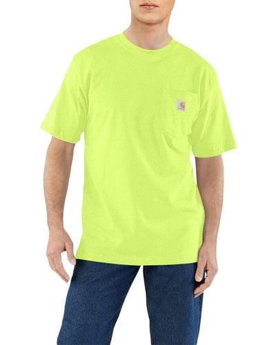 Carhartt Big Loose Fit Heavyweight Short-sleeve Pocket T-shirt - Yellow