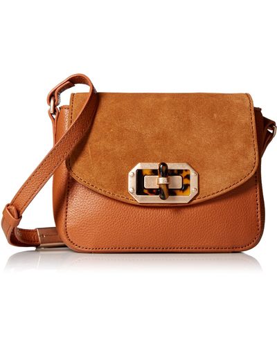 Foley + Corinna Foley + Corinna Whitney Crossbody In Honey Brown Suede