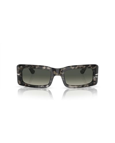 Persol Po3332s Francis Rectangular Sunglasses - Black