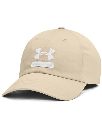 Under Armour Branded Hat, - Natural