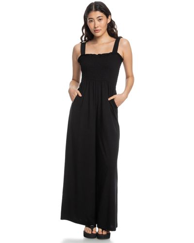 Roxy Just Passing By Jumpsuit Casual Dress - Black
