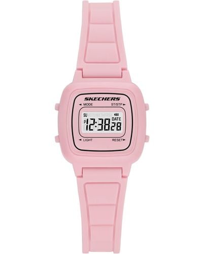 Skechers Alta Digital Chronograph Watch - Pink
