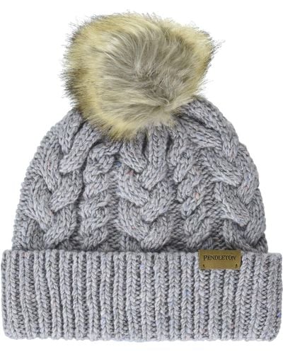 Pendleton Cable Hat - Gray