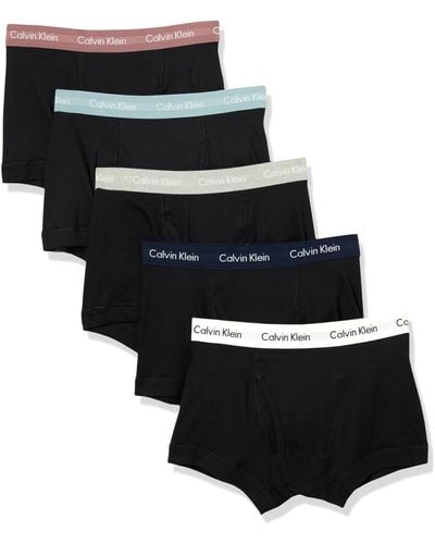 Calvin Klein Cotton Classics 5-pack Trunk - Black