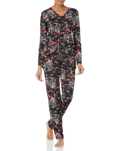 N Natori Pagoda Oth Pj Length 27" Inseam 31" - Black