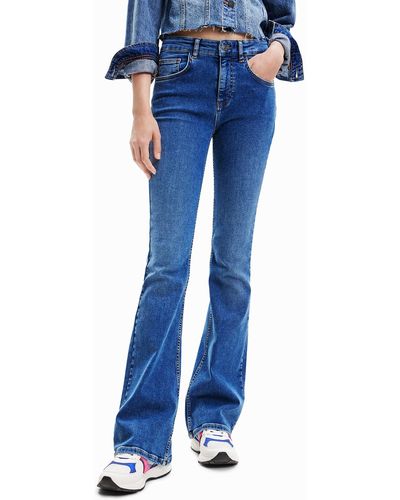 Desigual 5-Pocket-Jeans - Blau