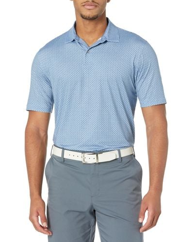 Greg Norman S Micro Shark Fin Polo-shirts - Blue