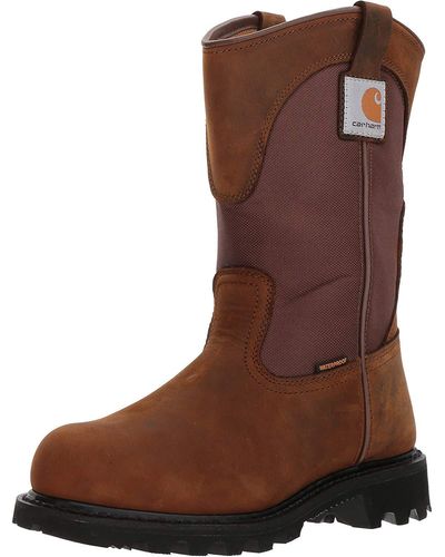 Carhartt Womens Cwp1150 Non Safety Work Snow Boots - Brown