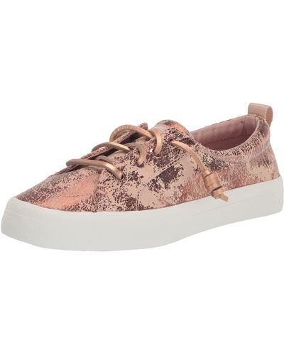 Sperry Top-Sider Crest Vibe Leather Seasonal Sneaker - Pink