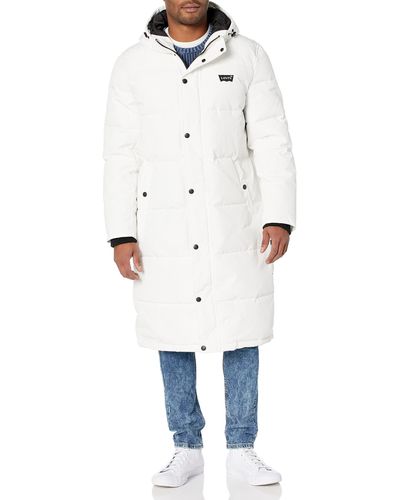 Levi's Arctic Cloth Extra Long Parka - White