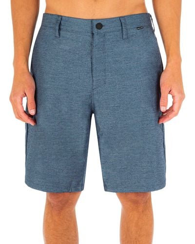 Hurley Mens H2o-dri Breathe 21" Walkshort Shorts - Blue