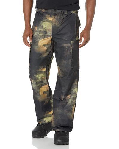 Volcom V.co Hunter Cargo Snowboard Pant Camouflage Xs - Gray
