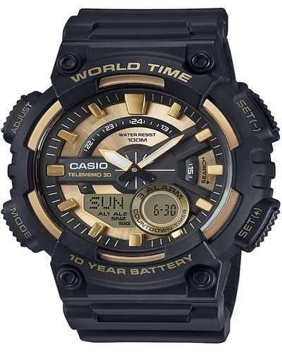G-Shock Sports Quartz Watch With Resin Strap - Black