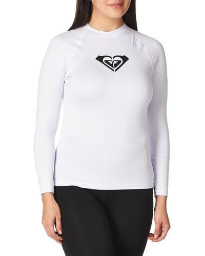 White Roxy Tops for Women | Lyst