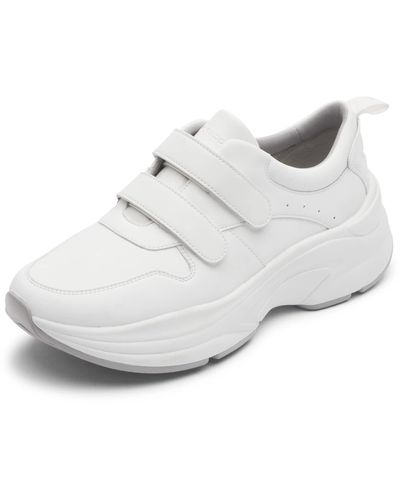 Rockport Prowalker W D Strap Sneaker - White