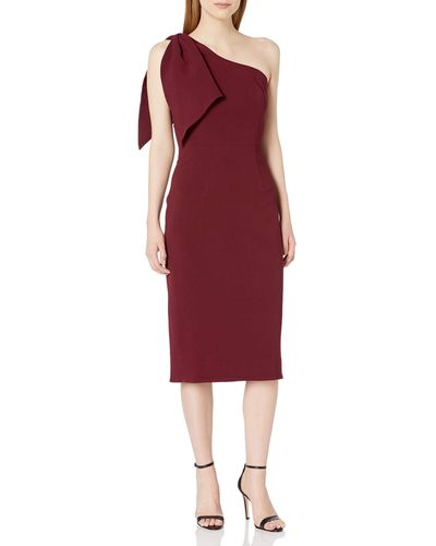 Dress the Population Womens Bodycon Dress - Red