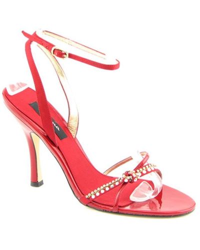 Nina Clarita Ankle-strap Sandal,red Rouge/red,7 M Us