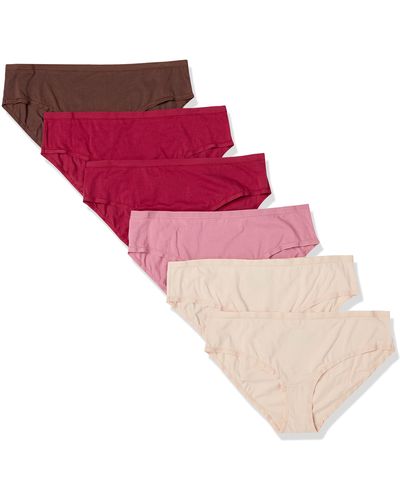 Amazon Essentials Cotton Hipster Underwear - Pink