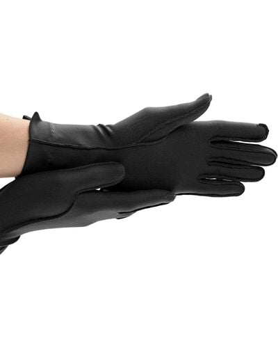 Isotoner & Arthritis Compression Rheumatoid Pain Relief Gloves For Joint Support With Open/full Finger Design - Black
