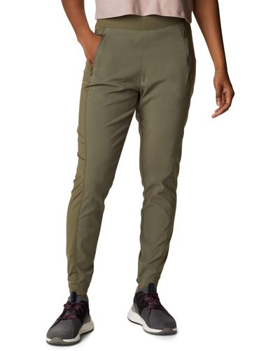 Columbia On The Go Hybrid Pant - Green