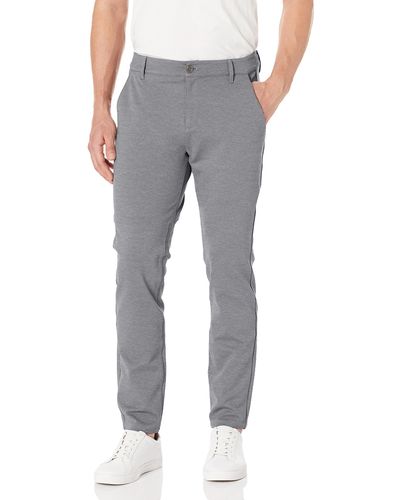 PAIGE Stafford Transcend Knit Slim Fit Trouser Pant - Gray