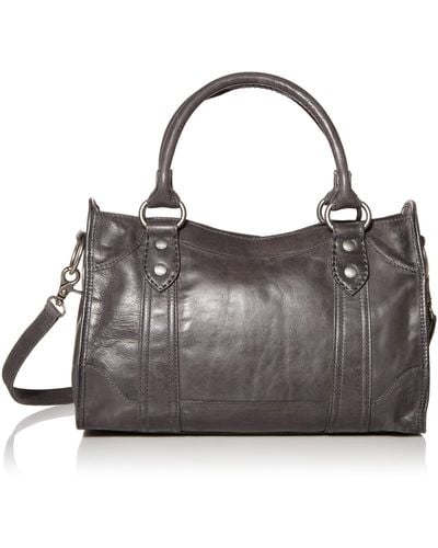 Frye Womens Melissa Zip Leather Handbag Satchel Bag - Multicolor