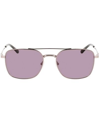 Calvin Klein Ck22115s Pilot Sunglasses - Purple