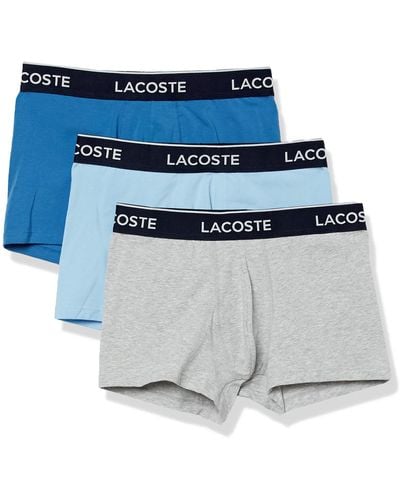 Lacoste Trunks 3-pack Casual Classic - Blue