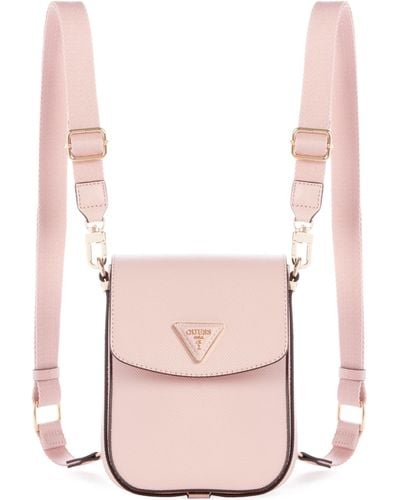 Guess Brynlee Mini Convertible Backpack - Pink