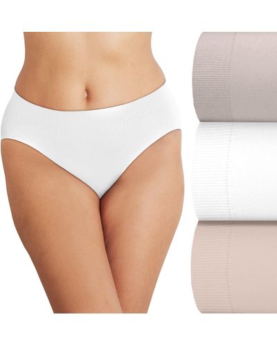 Bali Women's Comfort Revolution Modern Seamless Hi-Cut Underwear