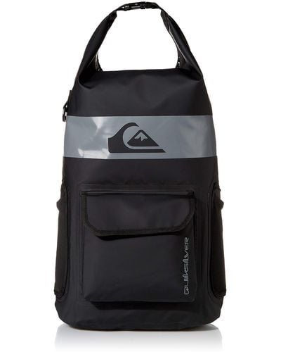 Quiksilver Adult Sea Stash Mid Dry Water Surf Bag Backpack - Black
