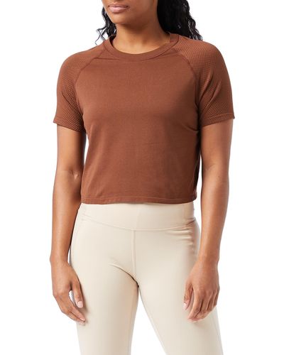 Core 10 Seamless Short-sleeve T-shirt - Brown