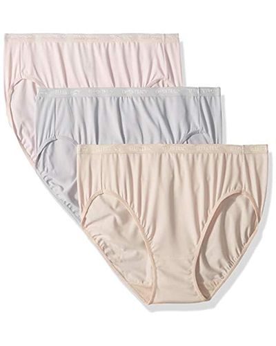 ELLEN TRACY Women's 3 Pack Seamless Gradient Hi Cut Panty at