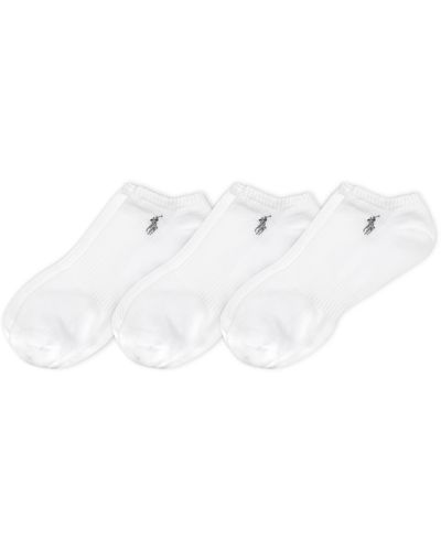 Polo Ralph Lauren Tech Low Cut Sock 3 Pair Pack - White