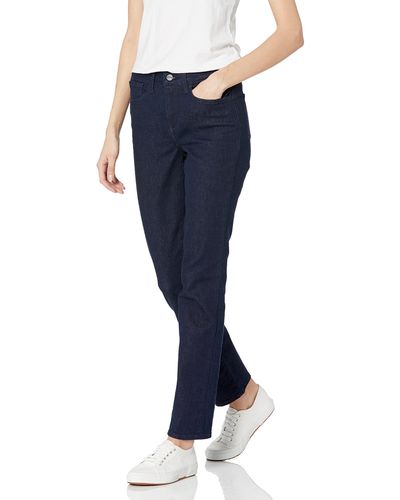 NYDJ Womens Sheri Slim Jeans - Blue