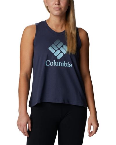 Columbia North Cascades Tank T-shirt - Blue