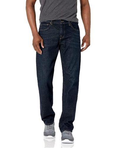 7 For All Mankind S Straight Leg Jeans - Blue