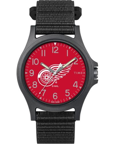 Timex Nhl Pride 40mm Watch – Detroit Red Wings With Black Fastwrap