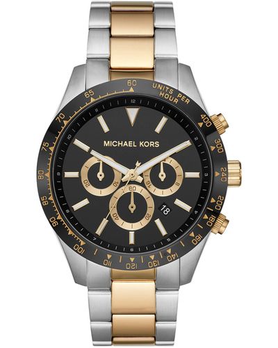 Michael Kors Layton Chronograph Two-tone Stainless Steel Watch - Multicolor
